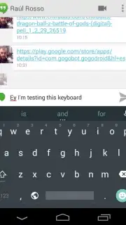 Android L Keyboard скриншот 1