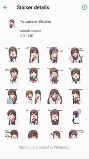 Otaku Nadu Sticker Pack скриншот 4