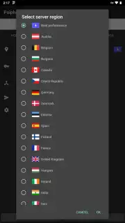 PsiPhon скриншот 12
