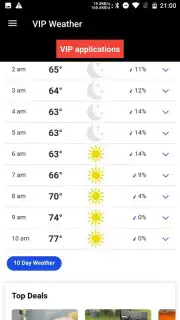 VIP Weather скриншот 1