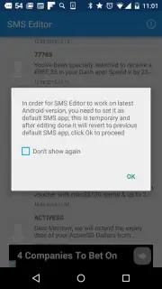 SMS Editor скриншот 3