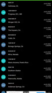 EarthQuake Tracker скриншот 4
