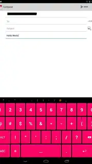 Pink Keyboard скриншот 15