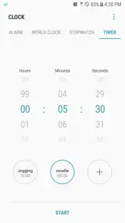 Samsung Clock скриншот 5