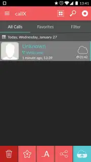 Call Recorder - callX скриншот 2
