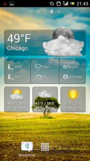 Cute Weather Widget скриншот 4