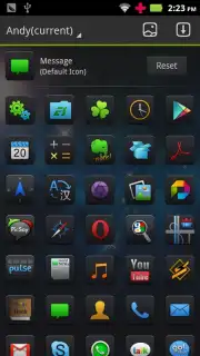 (FREE)Andy GO Launcher Theme скриншот 1