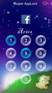 AppLock Theme Aries скриншот 2