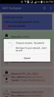 WiFi Dumpper ( WPS Connect )‏ скриншот 4