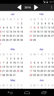 SG Calendar скриншот 4