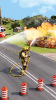 Firefighter :Fire Brigade Game скриншот 1