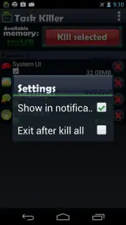 Task Killer FREE скриншот 2