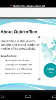 Quickoffice - Google Apps скриншот 1