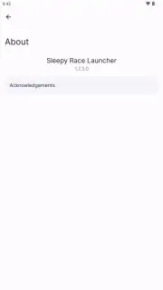 Sleepy Race Launcher скриншот 1