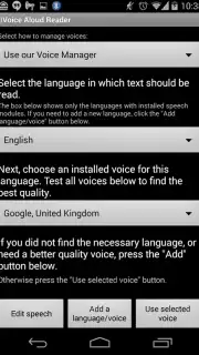 Voice Aloud Reader скриншот 5