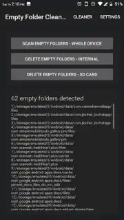 Empty Folder Cleaner скриншот 3