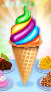 Ice Cream Shop Cone Maker Game скриншот 3