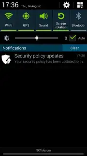 Samsung Security Policy Update скриншот 4