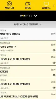 SPORT TV скриншот 10