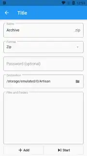 7Z - Files Manager скриншот 4