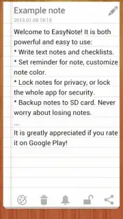 Bloc EasyNote Notepad скриншот 3