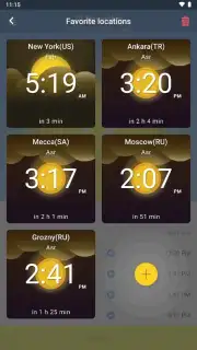 1Muslim: Prayer times, Azan скриншот 2