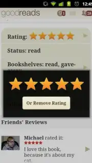 Goodreads скриншот 5