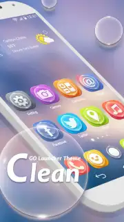 Clean GO Launcher Theme скриншот 5