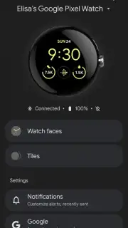 Google Pixel Watch скриншот 2