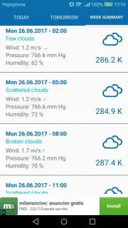 Offline Weather Forecast скриншот 5