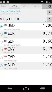 Daily Currency Rates скриншот 7