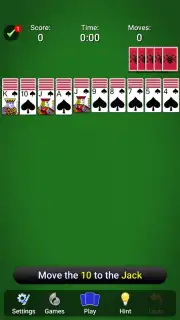 Spider Solitaire скриншот 10