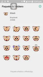 Kitash Sticker Pack скриншот 1
