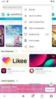 Opera Mini скриншот 12