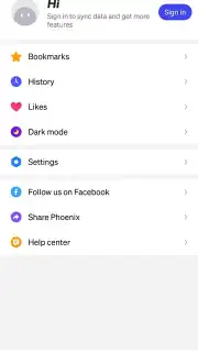 Phoenix Browser скриншот 2