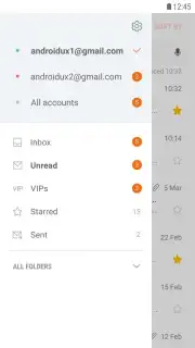 Samsung Email скриншот 1