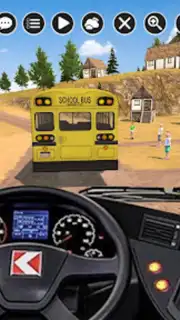 Offroad School Bus Driver Game скриншот 7