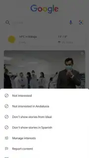 Google App скриншот 3