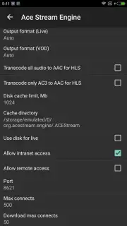 Ace Stream Media (Android TV) скриншот 4