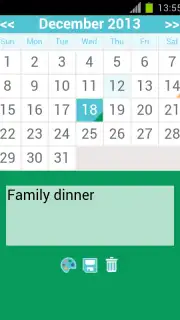 Calendar Monthly скриншот 2