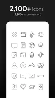 Lines Dark - Icon Pack скриншот 2