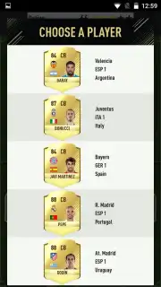 FUT 17 DRAFT скриншот 2