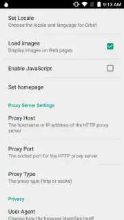 Orweb: Private Web Browser скриншот 6