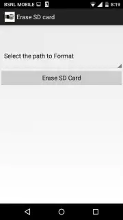 Format SD card скриншот 1