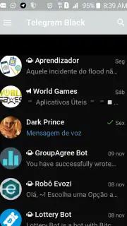 Telegram Black скриншот 7