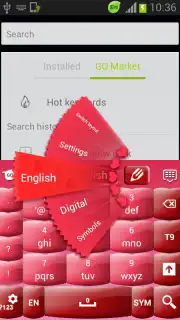 Pink Keyboard Hearts Glow скриншот 5