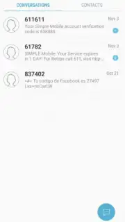 Samsung Messages скриншот 3