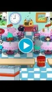 Kids Cafe with Hippo скриншот 1
