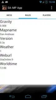 SA-MP App скриншот 7