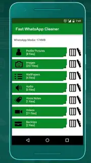 Fast WhatsApp Cleaner скриншот 1